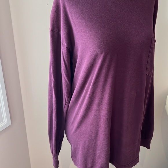 VS Pink l Long Sleeve Purple Top - Picture 2 of 7